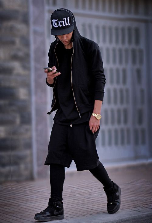 Ensemble Streetwear Noir "Trill" : Confort et Style Urbain